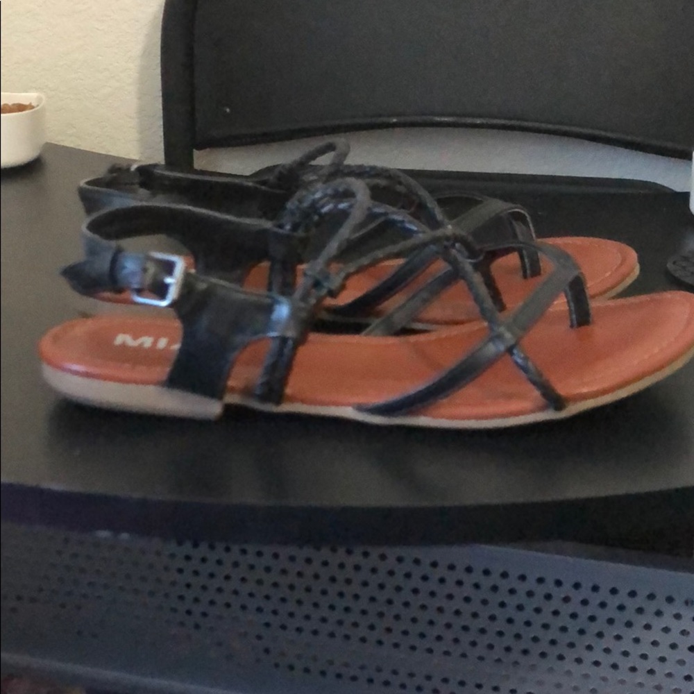 Black sandals